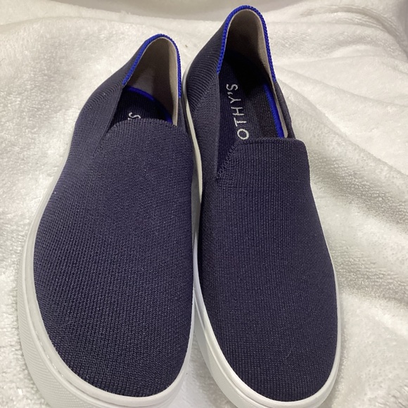 Rothy's Shoes - Rothy's The Original Slip On Sneaker Navy Solid Textile Shoe Woman’s US 8.5
